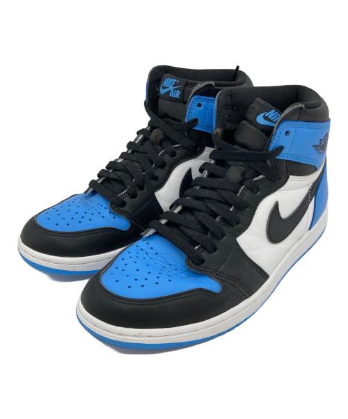 NIKE（ナイキ）NIKE (ナイキ) AIR JORDAN 1 RETRO HIGH OG ブルー×ホワイト サイズ:US8.5の古着・服飾アイテム