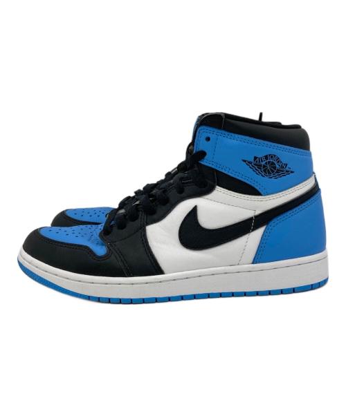 NIKE（ナイキ）NIKE (ナイキ) AIR JORDAN 1 RETRO HIGH OG ブルー×ホワイト サイズ:US8.5の古着・服飾アイテム