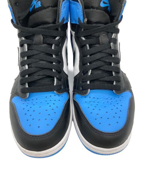 NIKE（ナイキ）NIKE (ナイキ) AIR JORDAN 1 RETRO HIGH OG ブルー×ホワイト サイズ:US8.5の古着・服飾アイテム