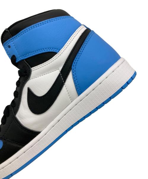 NIKE（ナイキ）NIKE (ナイキ) AIR JORDAN 1 RETRO HIGH OG ブルー×ホワイト サイズ:US8.5の古着・服飾アイテム