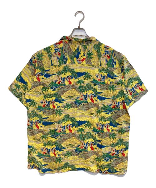 PAPAS（パパス）PAPAS (パパス) アロハシャツ イエロー サイズ:Lの古着・服飾アイテム