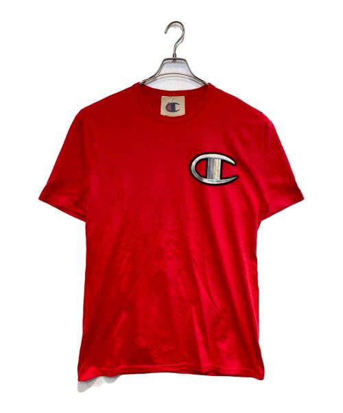 Champion（チャンピオン）Champion (チャンピオン) ［古着］ロゴ刺繍Tシャツ レッド サイズ:Lの古着・服飾アイテム