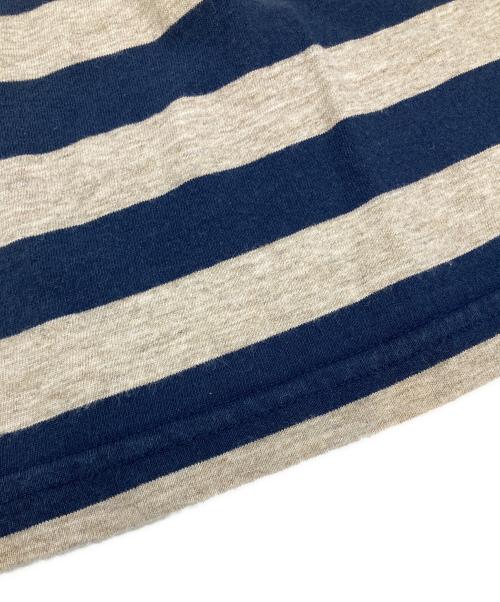 COUNTY SEAT（カウンティーシート）COUNTY SEAT (カウンティーシート) ［古着］ボーダーTシャツ ネイビー サイズ:Lの古着・服飾アイテム