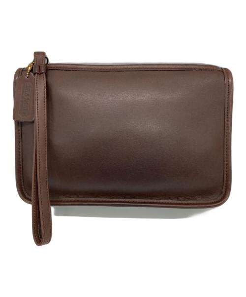 COACH（コーチ）COACH (コーチ) クラッチバッグ ブラウンの古着・服飾アイテム