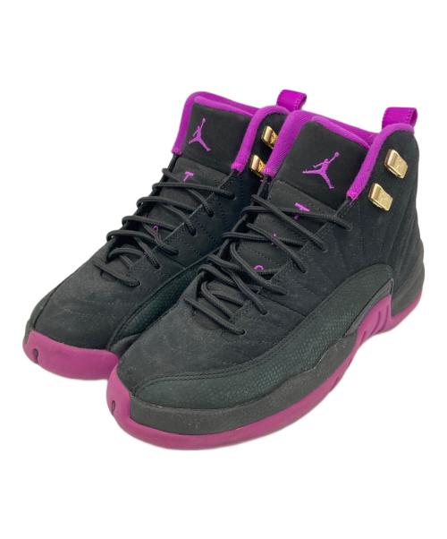 NIKE（ナイキ）NIKE (ナイキ) GS Air Jordan 12 Retro ブラック×パープル サイズ:US6Yの古着・服飾アイテム