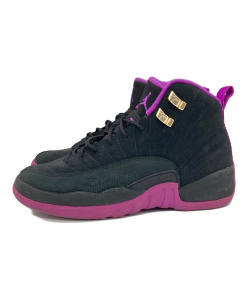 NIKE（ナイキ）NIKE (ナイキ) GS Air Jordan 12 Retro ブラック×パープル サイズ:US6Yの古着・服飾アイテム