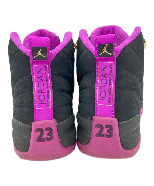 NIKE（ナイキ）NIKE (ナイキ) GS Air Jordan 12 Retro ブラック×パープル サイズ:US6Yの古着・服飾アイテム