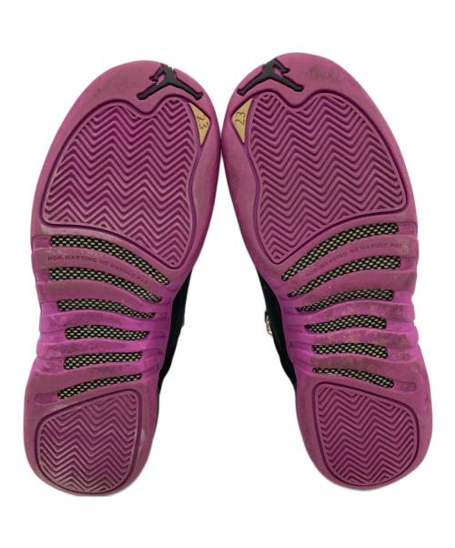 NIKE（ナイキ）NIKE (ナイキ) GS Air Jordan 12 Retro ブラック×パープル サイズ:US6Yの古着・服飾アイテム