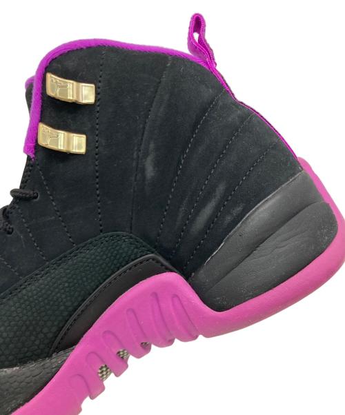 NIKE（ナイキ）NIKE (ナイキ) GS Air Jordan 12 Retro ブラック×パープル サイズ:US6Yの古着・服飾アイテム