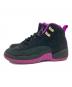 NIKE (ナイキ) GS Air Jordan 12 Retro ブラック×パープル サイズ:US6Y：6000円