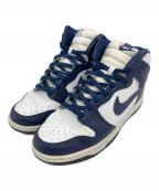 NIKEナイキ）の古着「DUNK HI RETRO」｜ホワイト×ネイビー