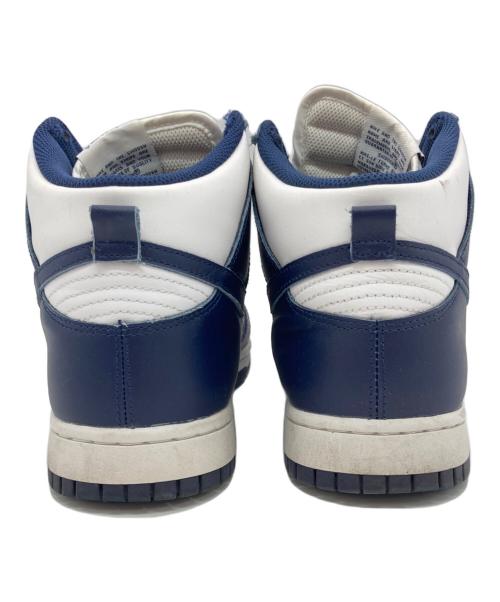 NIKE（ナイキ）NIKE (ナイキ) DUNK HI RETRO ホワイト×ネイビー サイズ:US10の古着・服飾アイテム