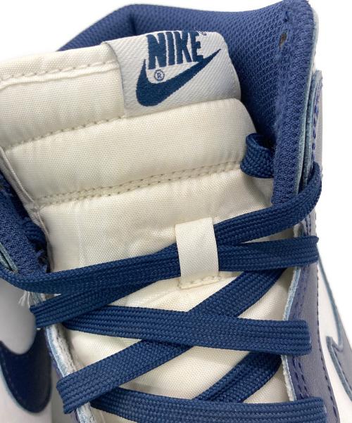 NIKE（ナイキ）NIKE (ナイキ) DUNK HI RETRO ホワイト×ネイビー サイズ:US10の古着・服飾アイテム