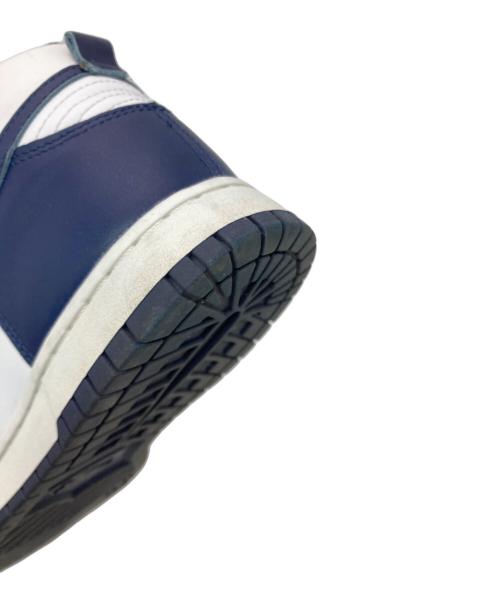 NIKE（ナイキ）NIKE (ナイキ) DUNK HI RETRO ホワイト×ネイビー サイズ:US10の古着・服飾アイテム
