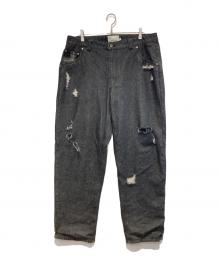 Dime（ダイム）の古着「Secret Baggy Denim Pants」｜ブラック