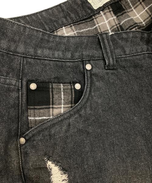 Dime（ダイム）Dime (ダイム) Secret Baggy Denim Pants ブラック サイズ:36の古着・服飾アイテム