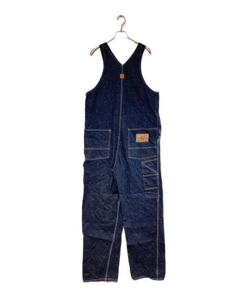 HUMAN MADE（ヒューマンメイド）HUMAN MADE (ヒューマンメイド) デニムオーバーオール インディゴ サイズ:Lの古着・服飾アイテム