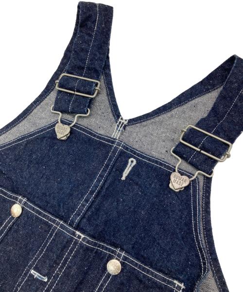HUMAN MADE（ヒューマンメイド）HUMAN MADE (ヒューマンメイド) デニムオーバーオール インディゴ サイズ:Lの古着・服飾アイテム