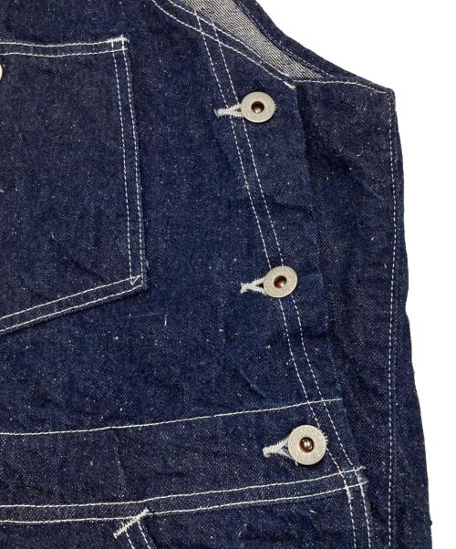 HUMAN MADE（ヒューマンメイド）HUMAN MADE (ヒューマンメイド) デニムオーバーオール インディゴ サイズ:Lの古着・服飾アイテム