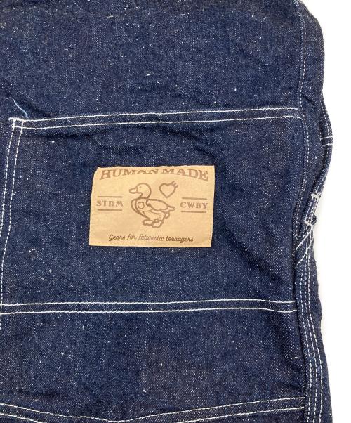 HUMAN MADE（ヒューマンメイド）HUMAN MADE (ヒューマンメイド) デニムオーバーオール インディゴ サイズ:Lの古着・服飾アイテム