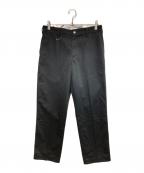 ）の古着「SLIM STRAIGHT WORK PANTS」｜ブラック