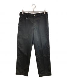 NEIGHBORHOOD（ネイバーフッド）の古着「SLIM STRAIGHT WORK PANTS」｜ブラック
