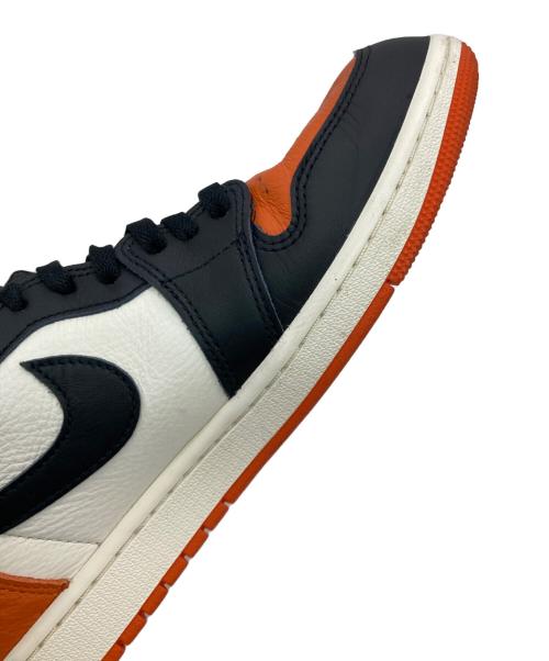 NIKE（ナイキ）NIKE (ナイキ) AIR JORDAN 1 RETRO HIGH OG ブラック×オレンジ サイズ:US10.5の古着・服飾アイテム