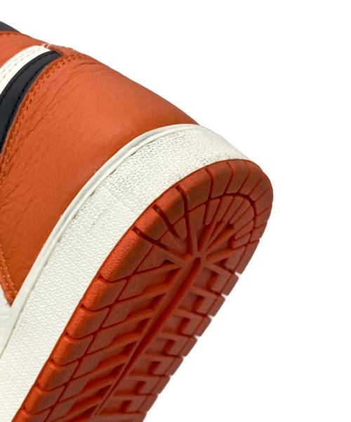 NIKE（ナイキ）NIKE (ナイキ) AIR JORDAN 1 RETRO HIGH OG ブラック×オレンジ サイズ:US10.5の古着・服飾アイテム