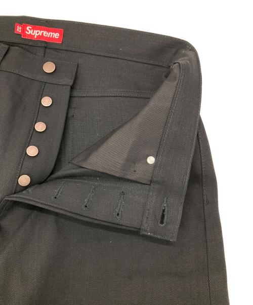 SUPREME（シュプリーム）SUPREME (シュプリーム) Rigid Loose Fit Selvedge Jean Rigid Black サイズ:32の古着・服飾アイテム