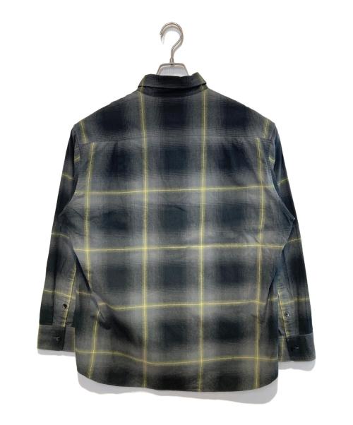 LAD MUSICIAN（ラッドミュージシャン）LAD MUSICIAN (ラッドミュージシャン) BIG SHIRT ブラック×グレー サイズ:44の古着・服飾アイテム
