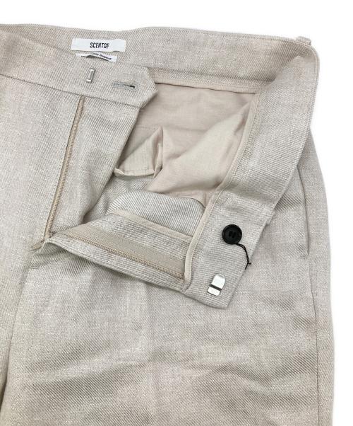 SCENTOF（セントオブ）SCENTOF (セントオブ) ツイルリネンパンツ ベージュ サイズ:36の古着・服飾アイテム