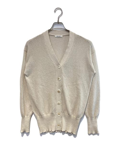 Whim Gazette（ウィムガゼット）Whim Gazette (ウィムガゼット) ペーパーヤーンカーディガン ベージュ サイズ:Freeの古着・服飾アイテム