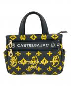 CASTELBAJACカステルバジャック）の古着「ハンドバッグ」｜ブラック×イエロー