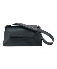 CHARLES & KEITH（チャールズアンドキース）の古着「Nasrin ナスリン ジオメトリックショルダーバッグ」｜ブラック