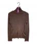 PAUL SMITH (ポールスミス) コントラストライン ラメ タートルニット ブラウン サイズ:M：6000円