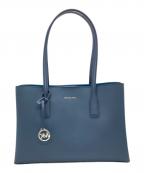MICHAEL KORSマイケル・コース）の古着「Ruthie Medium Saffiano Leather Tote Bag」｜ネイビー