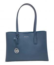 MICHAEL KORS（マイケル・コース）の古着「Ruthie Medium Saffiano Leather Tote Bag」｜ネイビー