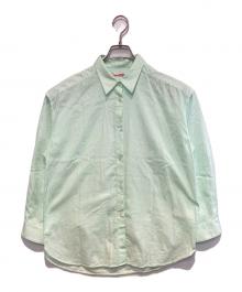 Spick and Span（スピック＆スパン）の古着「SOMELOS ツイルルーズシャツ」｜グリーン