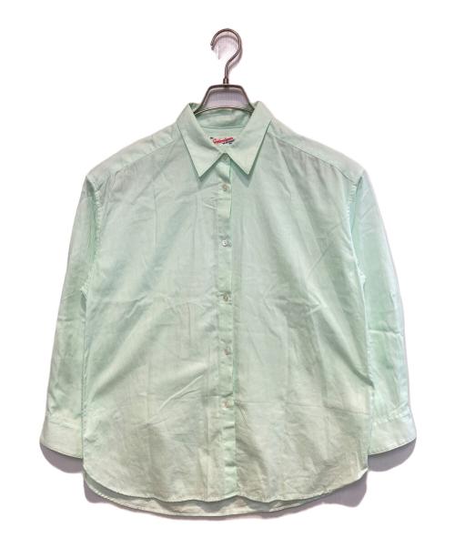 Spick and Span（スピック＆スパン）Spick and Span (スピック＆スパン) SOMELOS ツイルルーズシャツ グリーン サイズ:Freeの古着・服飾アイテム