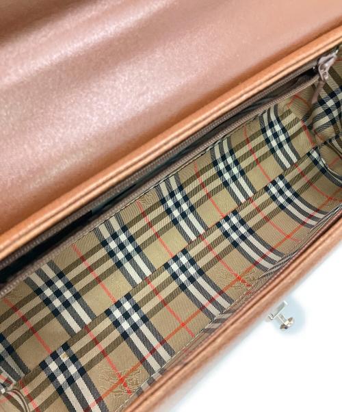 Burberry's（バーバリーズ）Burberry's (バーバリー) ハンドバッグ ブラウンの古着・服飾アイテム