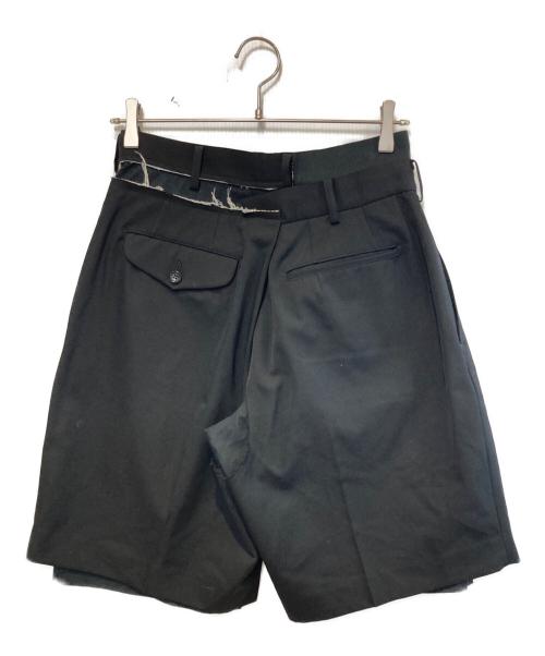 COMME des GARCONS（コムデギャルソン）COMME des GARCONS (コムデギャルソン) 裁断レイヤードハーフパンツ ブラック サイズ:Sの古着・服飾アイテム