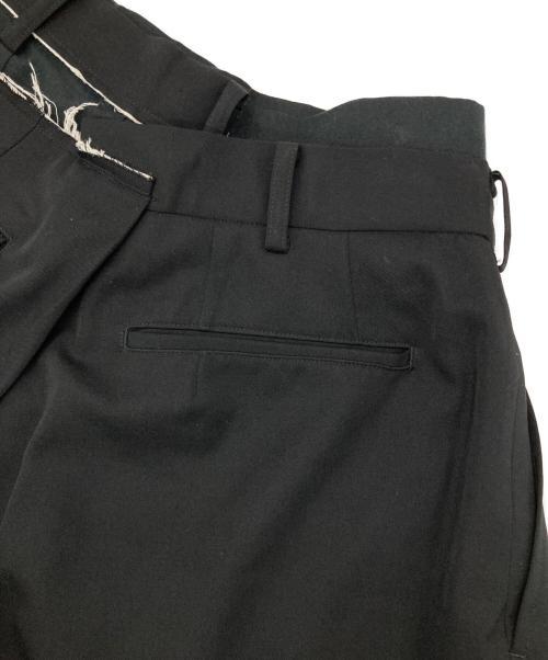 COMME des GARCONS（コムデギャルソン）COMME des GARCONS (コムデギャルソン) 裁断レイヤードハーフパンツ ブラック サイズ:Sの古着・服飾アイテム