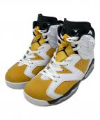 NIKEナイキ）の古着「AIR JORDAN 6 RETRO」｜ホワイト×イエロー