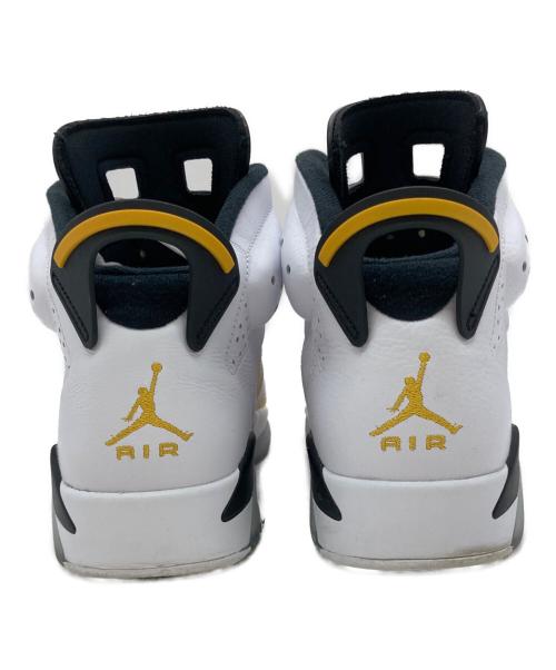 NIKE（ナイキ）NIKE (ナイキ) AIR JORDAN 6 RETRO ホワイト×イエロー サイズ:US9の古着・服飾アイテム