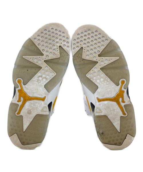 NIKE（ナイキ）NIKE (ナイキ) AIR JORDAN 6 RETRO ホワイト×イエロー サイズ:US9の古着・服飾アイテム