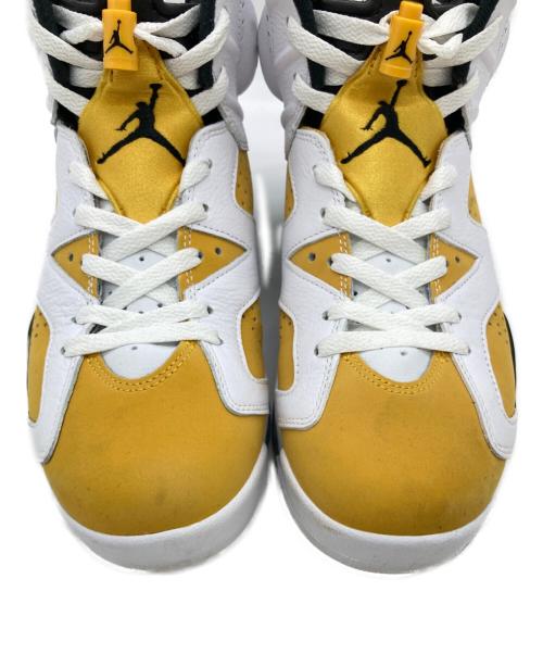 NIKE（ナイキ）NIKE (ナイキ) AIR JORDAN 6 RETRO ホワイト×イエロー サイズ:US9の古着・服飾アイテム