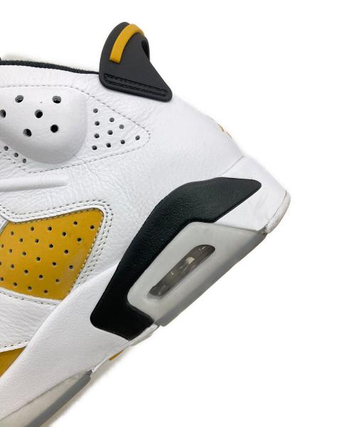 NIKE（ナイキ）NIKE (ナイキ) AIR JORDAN 6 RETRO ホワイト×イエロー サイズ:US9の古着・服飾アイテム
