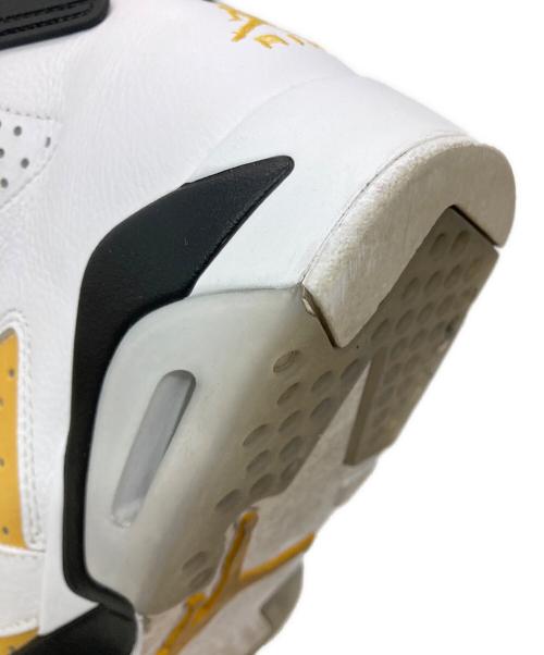 NIKE（ナイキ）NIKE (ナイキ) AIR JORDAN 6 RETRO ホワイト×イエロー サイズ:US9の古着・服飾アイテム