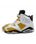 NIKE (ナイキ) AIR JORDAN 6 RETRO ホワイト×イエロー サイズ:US9：15000円