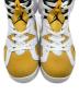 中古・古着 NIKE (ナイキ) AIR JORDAN 6 RETRO ホワイト×イエロー サイズ:US9：15000円